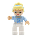 Big Size Action Figures City Princess Policemen Family Building Block Doll Character Accessory Toys Assembly Children Kids Gift