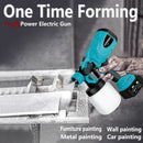 800ML Electric Spray Gun Cordless Paint Sprayer Auto Furniture Steel Coating Airbrush Compatible For Makita 18V Battery