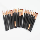20Pcs Makeup Brushes Set for Eye Shadow Foundation Powder Eyeliner Eyelash Cosmetict for Face Make Up Brush Tools