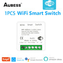 Tuya Zigbee / Wifi MINI Smart Switch 2 Way Control 16A Switch Tuya Smart Home Automation Sensor Works With Alexa Google Home