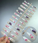 24Tips/Set Matte Super Long Coffin False Nail Artificial Fingernails Fake Nails Nail Beauty Finger Manicure Free Shipping Items