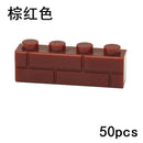 Thick Wall Figures Bricks Compatible 98283 15533 DIY 1x2 1x3 1x4 1+2 Dots Building Blocks Educational House Contruction Toys