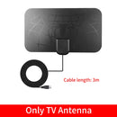 Kebidumei TV Antenna 4K 8K 25DB High Gain HD TV DTV Box Digital EU Plug 3000 Miles Booster Active Indoor Aerial Flat Design