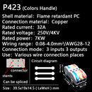 Mini Fast Wire Cable Connectors Universal Compact Conductor Spring Splicing Wiring Connector Push-in Terminal Block P421 F12