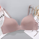 Sexy No Wire Push Up Underwear Women Seamless Bra Girls Students Breathable Thin Bras Female&