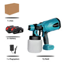 800ML Electric Spray Gun Cordless Paint Sprayer Auto Furniture Steel Coating Airbrush Compatible For Makita 18V Battery