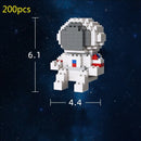 200-2880pcs Mini Micro Rocket Building Blocks Space Moon Satellite Astronaut Diamond Bricks Constructor Toys for Children Gifts