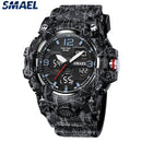 Sport Watch Military Watch For Men Alarm Clock Stopwatch LED Digital Back Light Dual Time Display 8008 Men&