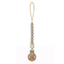 Pacifier Clips Chain Silicone Beads BPA Free DIY Dummy Clip Holder Soother Chains Baby Teething Toys Chew Gifts