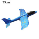 Airplane Launcher Toy Children Bubble Catapult Plane Catapult Gun Outdoor EPP Foam Airplane Launcher Shooting Game Toy for Kids