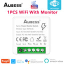 Tuya Zigbee / Wifi MINI Smart Switch 2 Way Control 16A Switch Tuya Smart Home Automation Sensor Works With Alexa Google Home