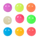 4-pcs Luminous Sticky Target To Vent Artifact Ball Sticky Wall Ball Suction Top Ball Toy Then Throwing Decompression Ball