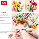 Fomantic Flower Bouquet Building Block Bricks Anime Figure Toys Friends Pricness Kit Set Gift for Girl Friend Simulation Rose