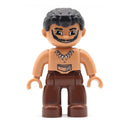 Big Size Action Figures City Princess Policemen Family Building Block Doll Character Accessory Toys Assembly Children Kids Gift