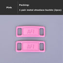 2pcs/pair Shoelace Buckle Metal Shoelaces AF1 Shoelaces Buckle Accessories Metal Lace Lock DIY Sneaker Kits Metal Lace Buckle