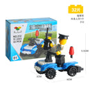 Mini Transportation tank plane Car Educational Assembled Models Building Blocks Compatible small Bricks toys for children