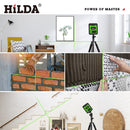 HILDA Laser Level Meter 2-Lines Cross Green Level Laser Horizontal & Vertical Nivel Laser Self-Leveling лазерный уровень