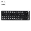 Keyboard Stickers Alphabet Layout English Russian Spanish Deutsch Arabic Laptop Desktop Tool Wear-resistant Non-slip Stickers