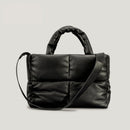 Fashion Large Tote Padded Handbags Designer Quilted Women Shoulder Bags Luxury Nylon Down Cotton Crossbody Bag Winter Purse 2022