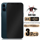 1-3PCS Full Cover Anti-Spy Screen Protector For iPhone 14 PRO MAX Privacy Glass For iPhone 14 14 Pro Plus Private Tempered Glass