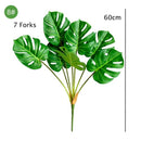 Multiple Green Large Artificial Palm Tree Plastic Plants Garden Home Outdoor Decorations Scutellaria Tropical Tree Fake Plants