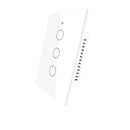MOES Smart Glass Panel Switch Smart Life/Tuya App Multi-Control Association, Voice Control with Alexa,Google Home,1/2/3/4 Gang