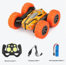 Roclub 4WD RC Car 2.4G Radio Remote Control Car 1:24 Double Side RC Stunt Cars 360° Reversal Vehicle Model Toys For Children Boy