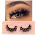 FOXESJI Makeup Eyelashes 3D Mink Lashes Fluffy Soft Wispy Natural Cross Lash Extension Reusable Fake Lashes Mink False Eyelashes