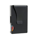 DIENQI Carbon Fiber Card Holder Mini Slim Wallet Men Aluminum Metal RFID Magic Wallet Small Thin Male Purses Money Bag Vallet