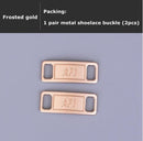 2pcs/pair Shoelace Buckle Metal Shoelaces AF1 Shoelaces Buckle Accessories Metal Lace Lock DIY Sneaker Kits Metal Lace Buckle