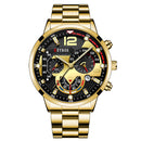Fashion Mens Sports Watches Luxury Stainless Steel Quartz Wrist Watch Calendar Luminous Clock Men Business Casual часы мужские