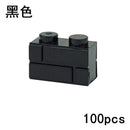 Thick Wall Figures Bricks Compatible 98283 15533 DIY 1x2 1x3 1x4 1+2 Dots Building Blocks Educational House Contruction Toys