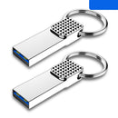 Metal USB Flash Drive Rotation Pen Drive 32GB 64GB 128GB Real Capacity Pendrive USB Memory Stick with Key Chain pendrive 128gb
