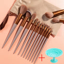 New 13Pcs Makeup Brush Set Makeup Concealer Brush Blush Loose Powder Brush Eye Shadow Highlighter Foundation Brush Beauty Tools