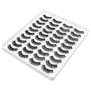 20 Pairs Mink Lashes Natural False Eyelashes Dramatic Volume Fake Lashes Soft Thick Long Eyelashes Wispy Makeup Extension 2022