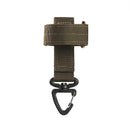 Multi-purpose Outdoor Tactical Gear Clip Secure Pocket Belt Keychain Webbing Gloves Rope Holder Military Outdoor Accessories