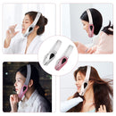 EMS Facial Lifting Device Double Chin V Shape Lift Belt Red Blue Light LED Face Slimming Vibration Face Massager Anti Cellulite