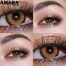 AMARA 1 Pair Color Contact Lenses for Eyes Natural Brown Lenses Beauty Fashion Monet Lense Blue Lenses Green Eye Contact