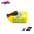 2PCS CNHL 4S 6S 14.8V 22.2V Lipo Battery 1100mAh 1300mAh 1500mAh 100C With XT60 For FPV Airplane Drone Quadcopter Helicopter