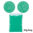 Baby Hand and Footprint Mud Soft Clay Fluffy Material DIY Handprint Footprint Fingerprint Anti-stress Children's Toys
