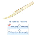 False Eyelash Tweezers For Fake Eyelashes Extensions Individual Curved Strip Lashes Eyebrow Hair Clip Tongs Nail Art Makeup Tool