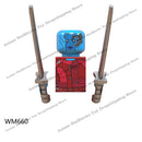 WM blocks 6052 6055 6056 6061 6063 6068 6071 6132 Disney anime bricks mini action toy figures Assemble blocks kids toys gifts