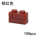 Thick Wall Figures Bricks Compatible 98283 15533 DIY 1x2 1x3 1x4 1+2 Dots Building Blocks Educational House Contruction Toys
