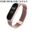 Strap For Xiaomi Mi Band 7 6 4 5 Wrist Metal Bracelet Screwless Stainless Steel for Mi Band 7 6 4 3 5 Strap Wristbands Pulseira