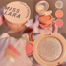 Highlight Rouge Makeup Brighten Silkworm Eyeshadow Palette Blush Contour Palette Matte Face Glitter Pigment Hairline Brow Powder