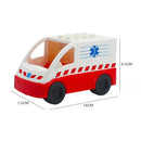 Big Building Blocks Accessories Compatible Large Bricks Children Kids Truck Car Bus City Traffic Series Assembly Educational Toy