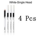 1-10 Pcs Eyeliner Pencil Makeup Women Long Lasting Waterproof Pigment Eye Liner White Eyeliner Pen Cosmetics