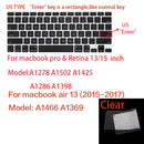 Keyboard cover for Apple Macbook pro13/16/15 Air13 inch All series Laptop silicone Case Clear Protector Skin A2442 A2337 EU/US