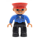Big Size Action Figures City Princess Policemen Family Building Block Doll Character Accessory Toys Assembly Children Kids Gift