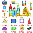 1Set Magnetic Designer Construction Set Model & Building Toy DIY Magnetic Blocks Tiles Montessori Educational Toys For Kids Gift